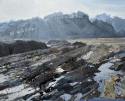 Beach Haze and Reflections in the Rockpools