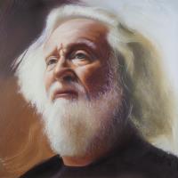 Portrait of Man (A study of paint and texture)