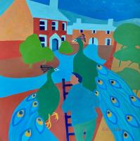 the Red House peacocks