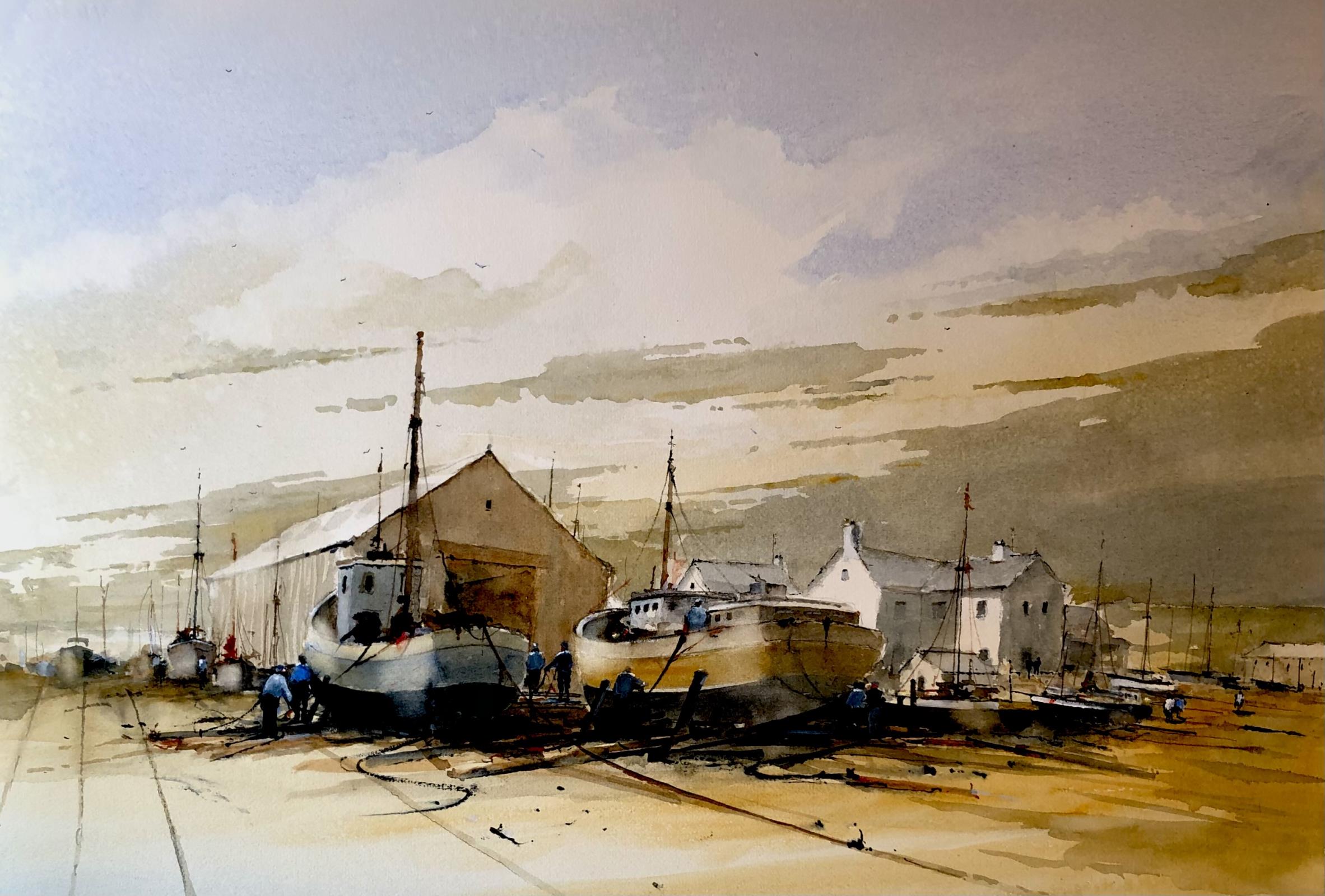 Early Morning Boaryard