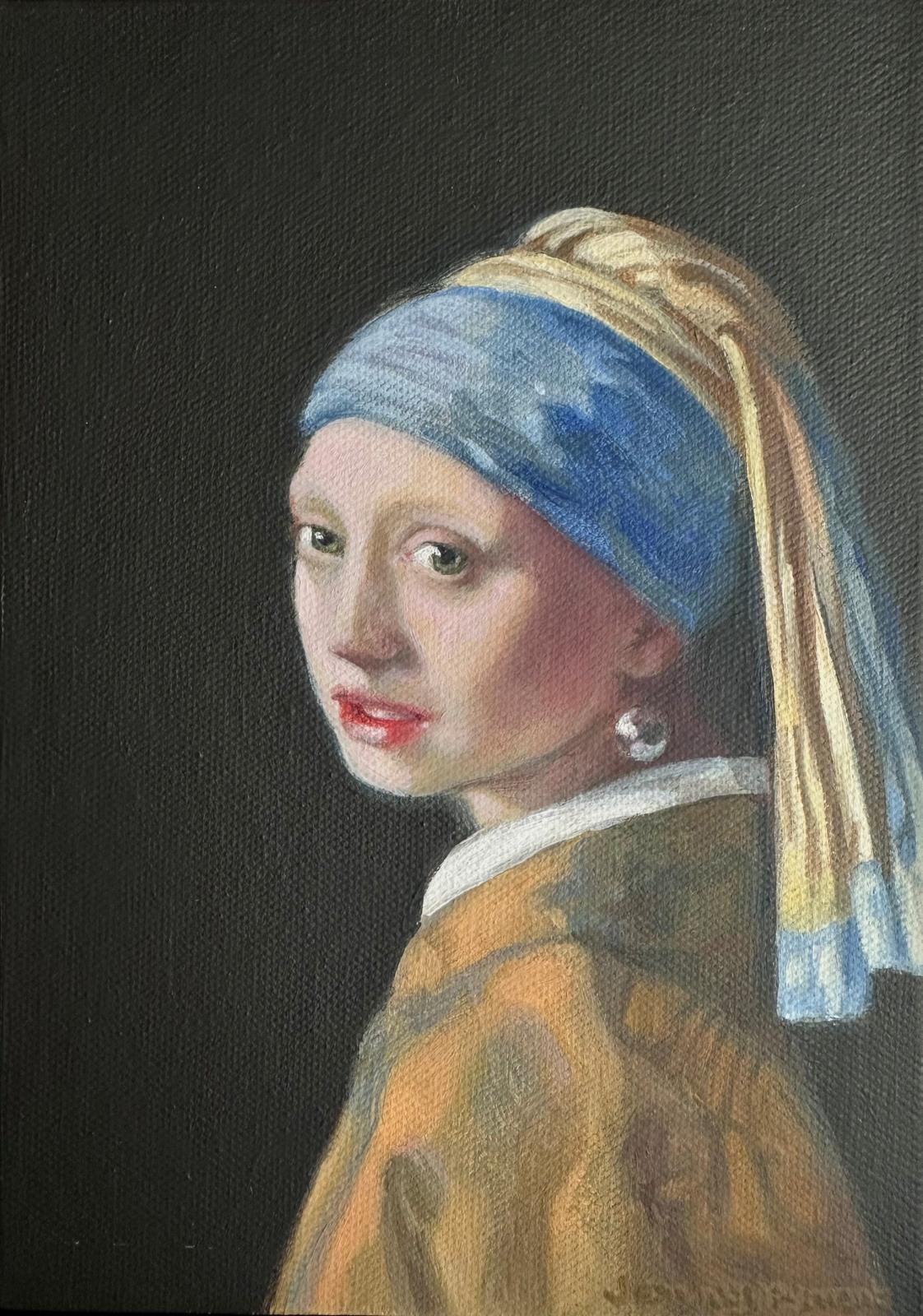 Girl with a Pearl Earring, After Vermeer