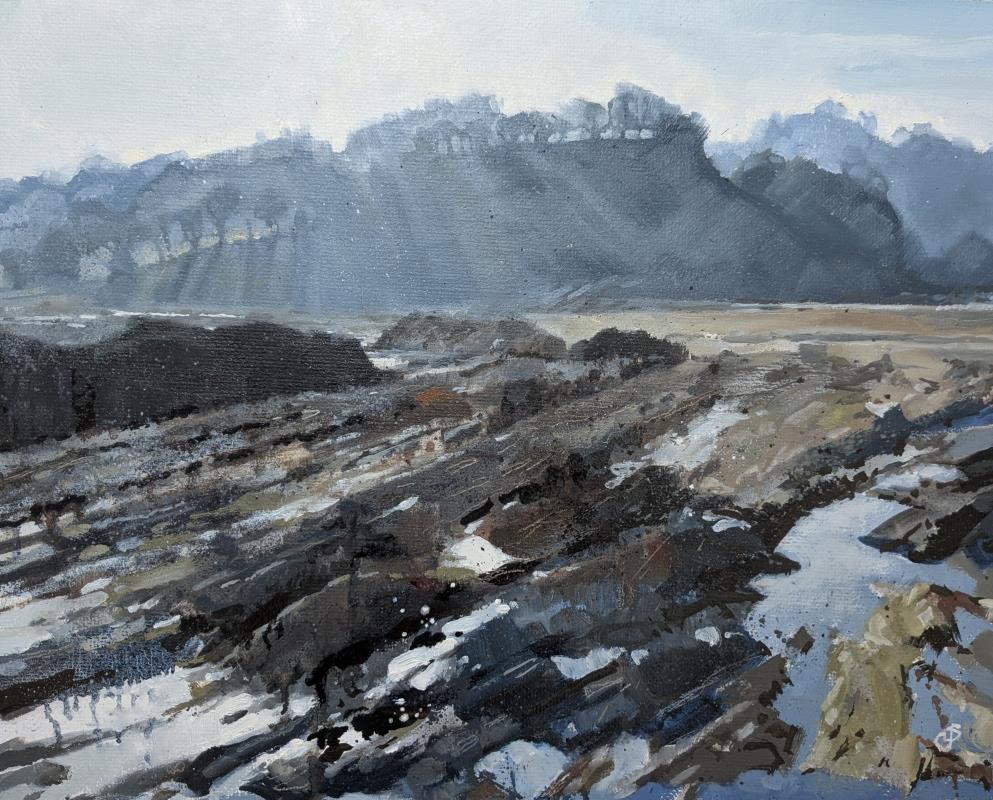 Beach Haze and Reflections in the Rockpools