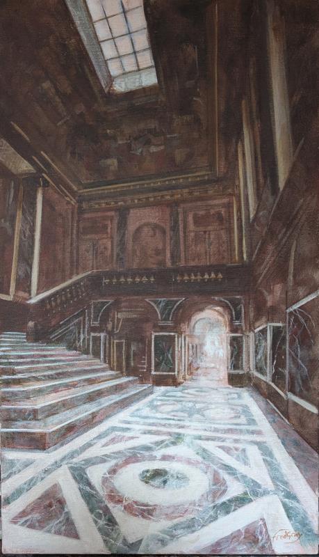 Oldway Interior skylight to floor