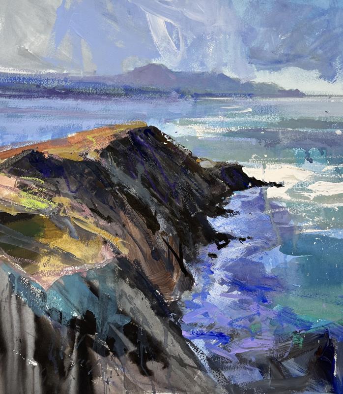 Looking West to Penbwchy Strumble Head