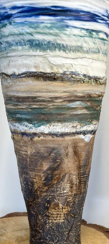 Layers of Perspective: The Somerset Levels From West Mendip Ridge (Trio of Landscape Vessels)