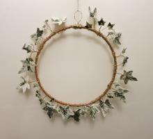 Porcelain Ivy Wreath