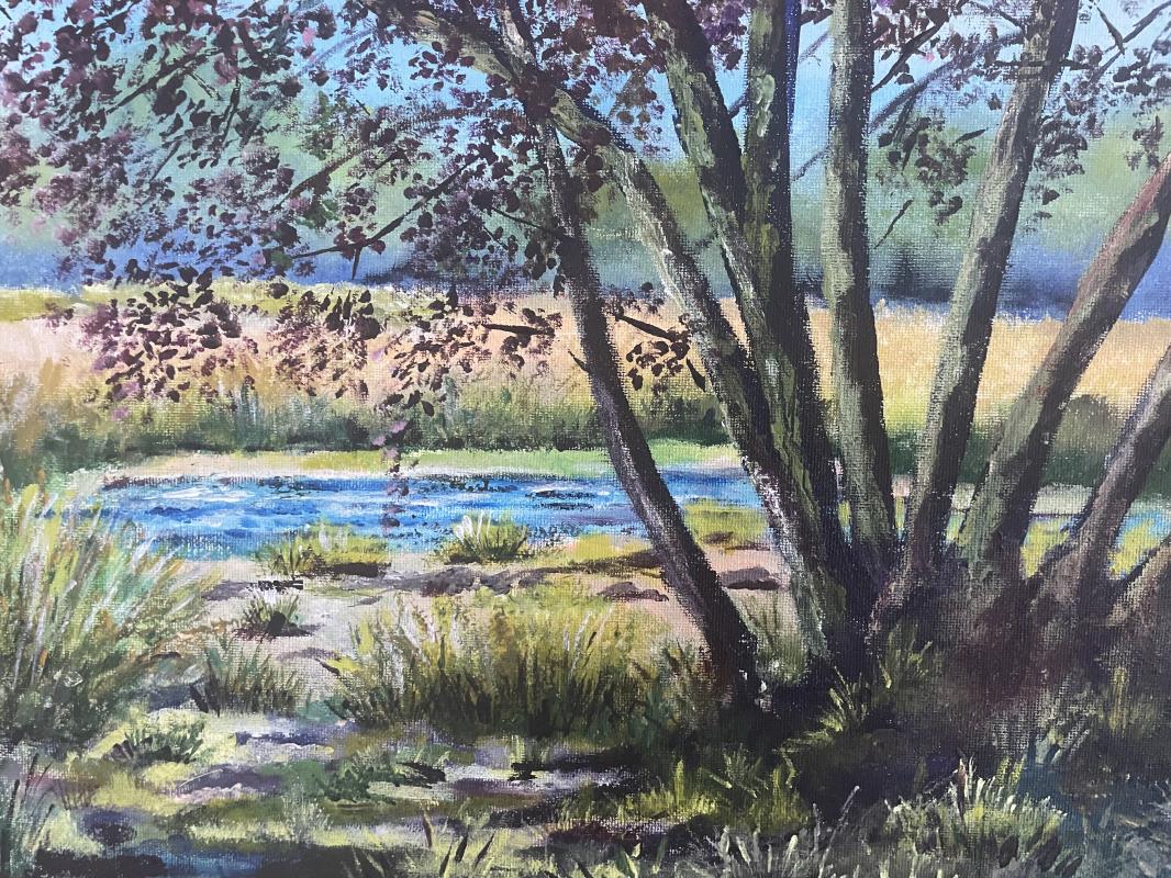 “Early morning on the moorland “