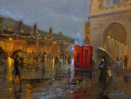 Christmas Shoppers at Covent Garden