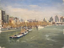 View from Waterloo Bridge, London