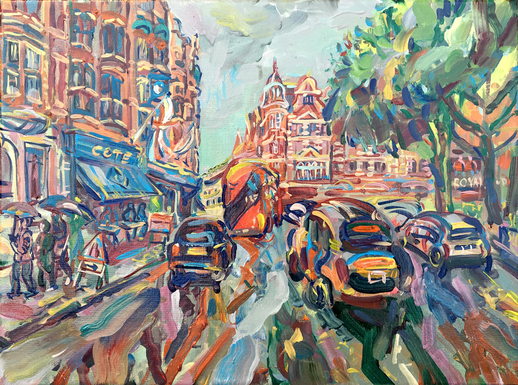 A rainy Day at Sloane Square