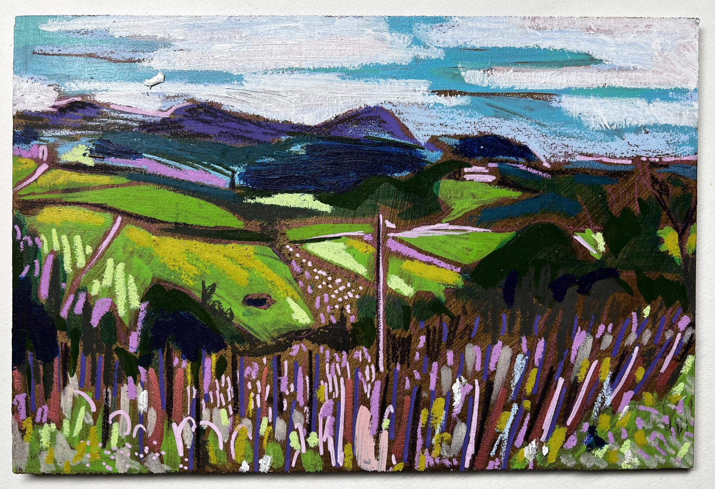 Purple Light in the Vine