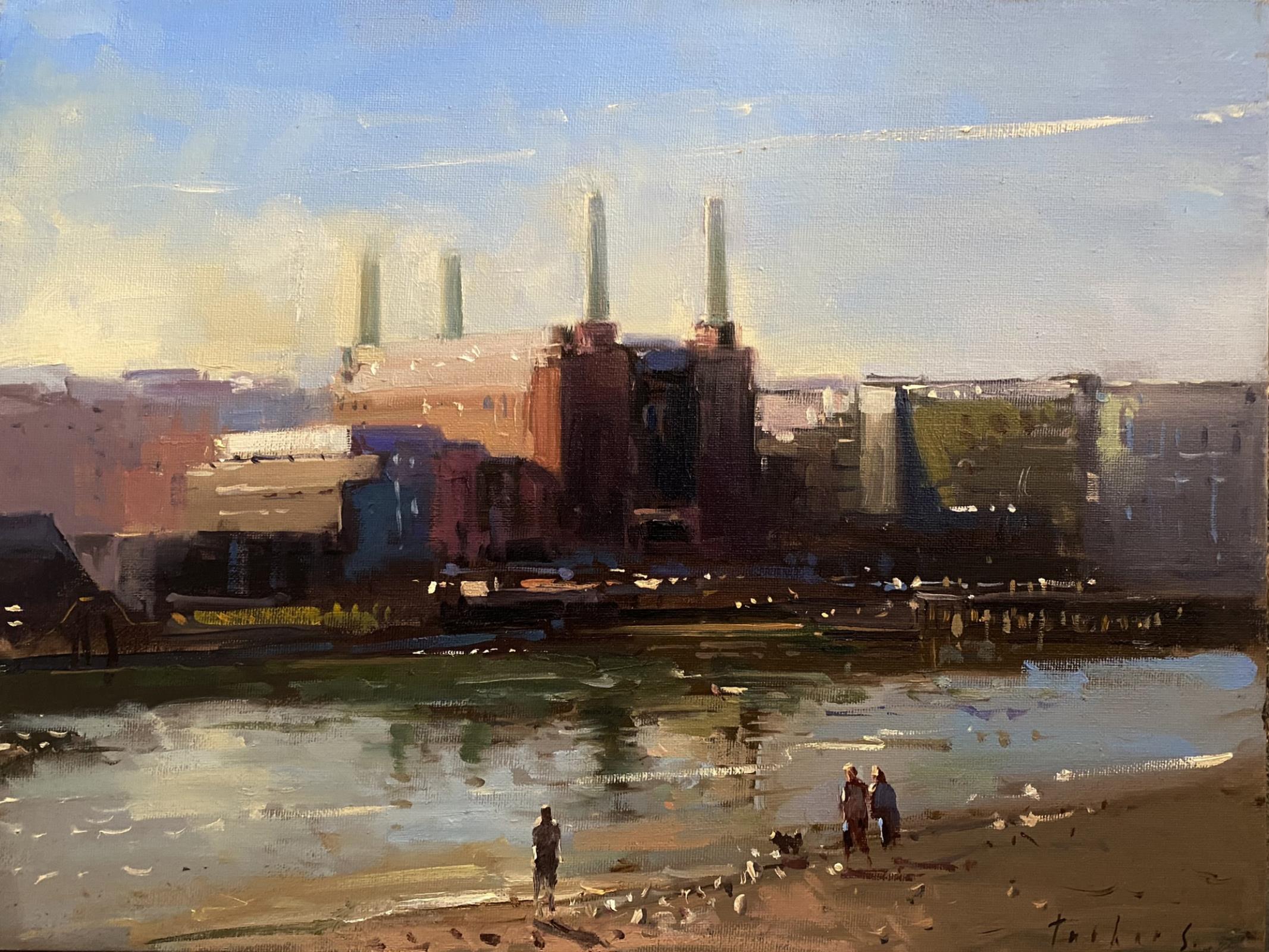 Low Tide at Battersea Power station