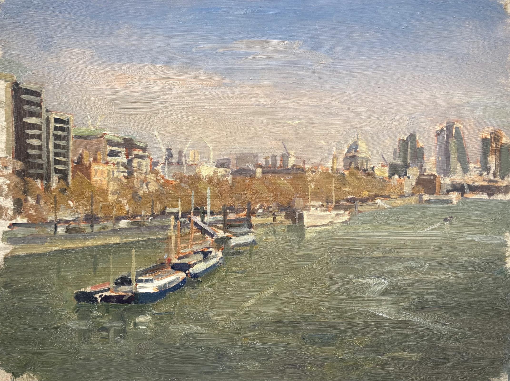 View from Waterloo Bridge, London