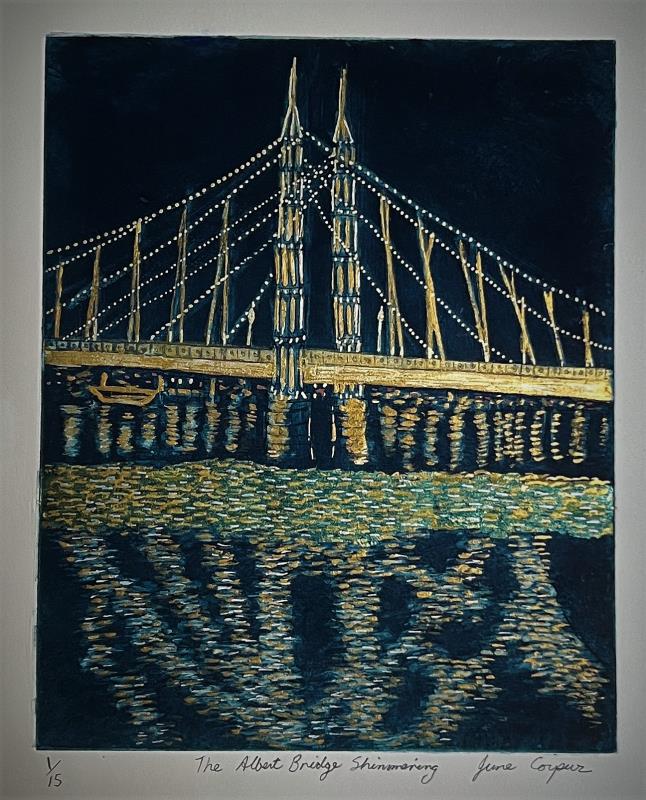 The Albert Bridge Shimmering