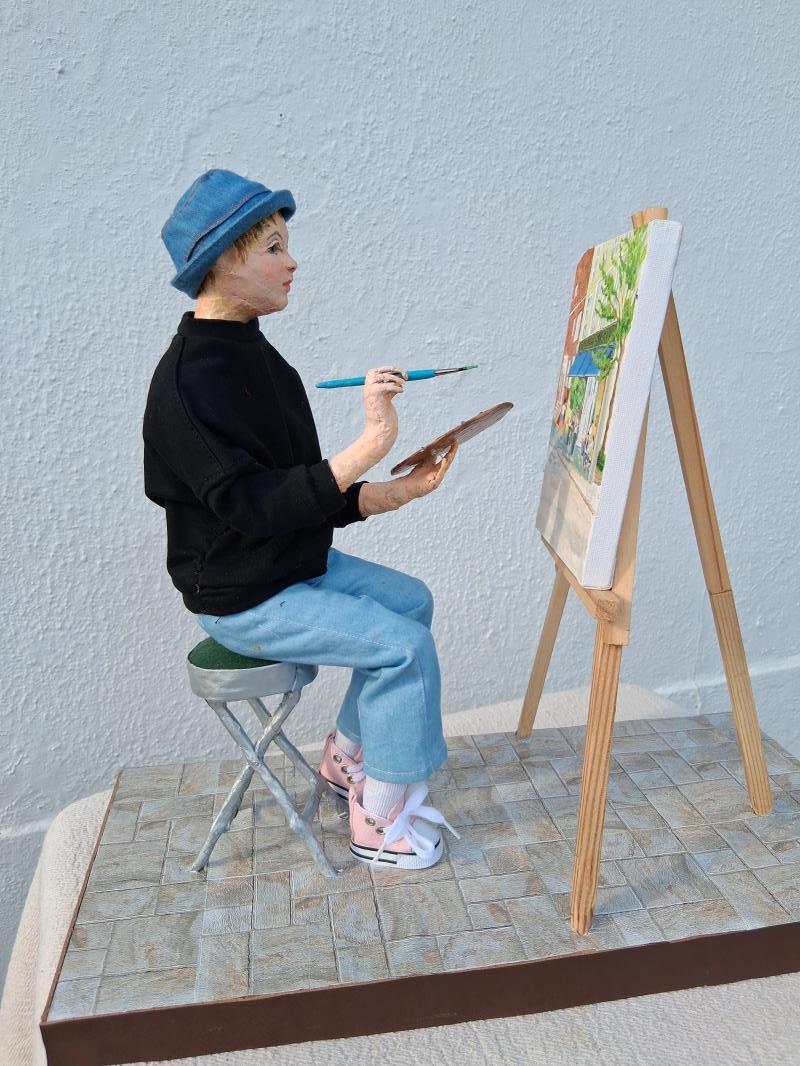 Painting en plein air in Chelsea