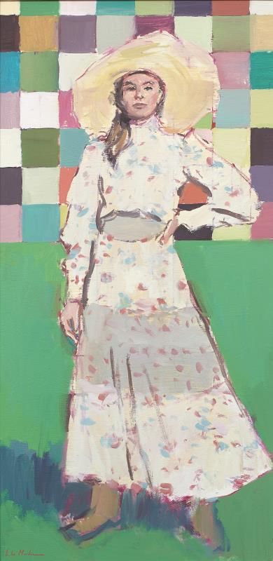 Hat trick 2 (triptych centre)