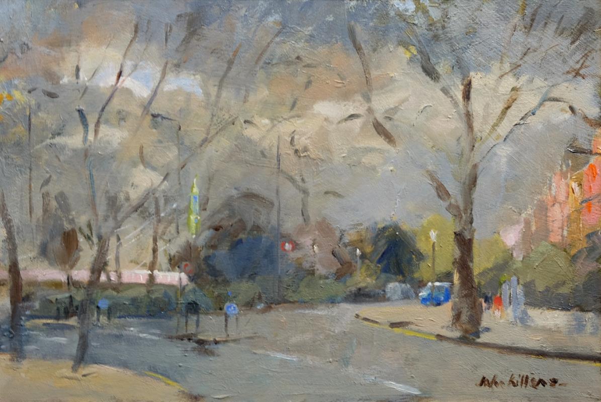 Winter light on Cheyne Walk