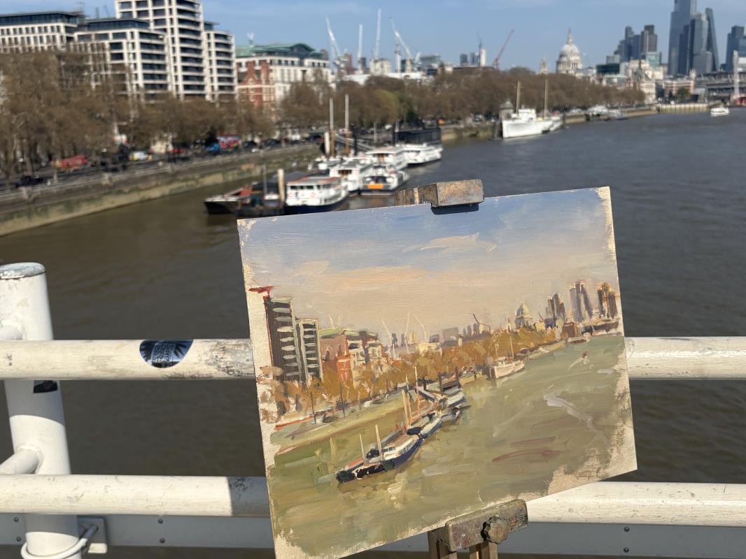 View from Waterloo Bridge, London