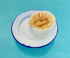 Chipped enamel and crumbs