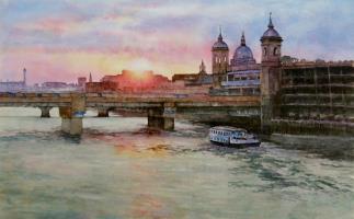 Sunset from London Bridge