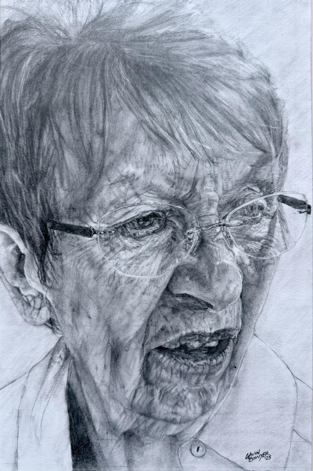 Patricia at the Christening 