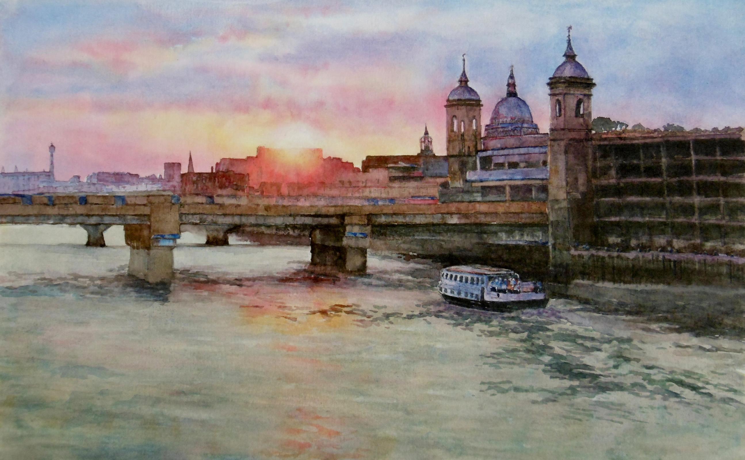 Sunset from London Bridge