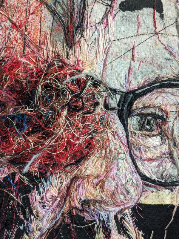 The Clarity Of Untangling The Threads (portrait of a stitch artist) 2