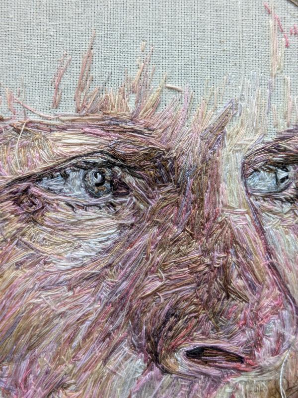 The Clarity Of Untangling The Threads (portrait of a stitch artist) 5