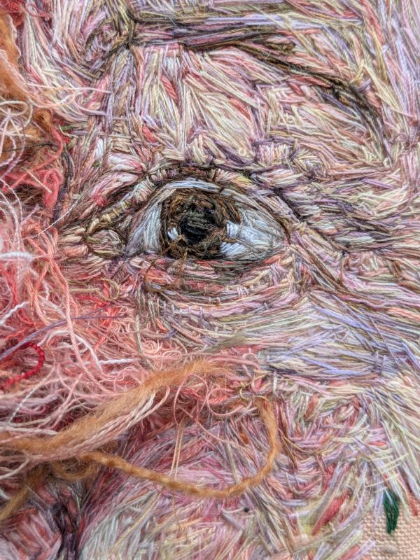 The Clarity Of Untangling The Threads (portrait of a stitch artist) 8