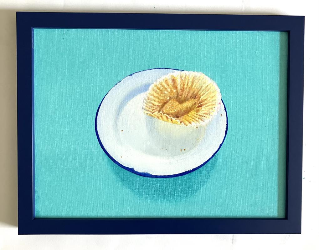 Chipped enamel and crumbs