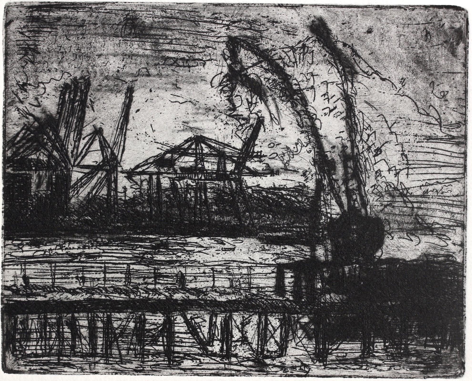Dredger at Southampton Port
