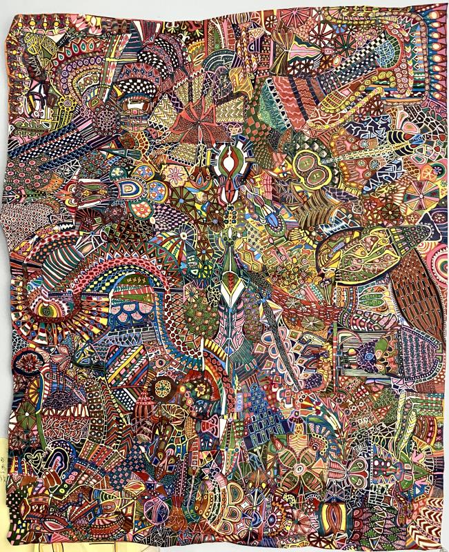 The tapestry of her heart (124x99)