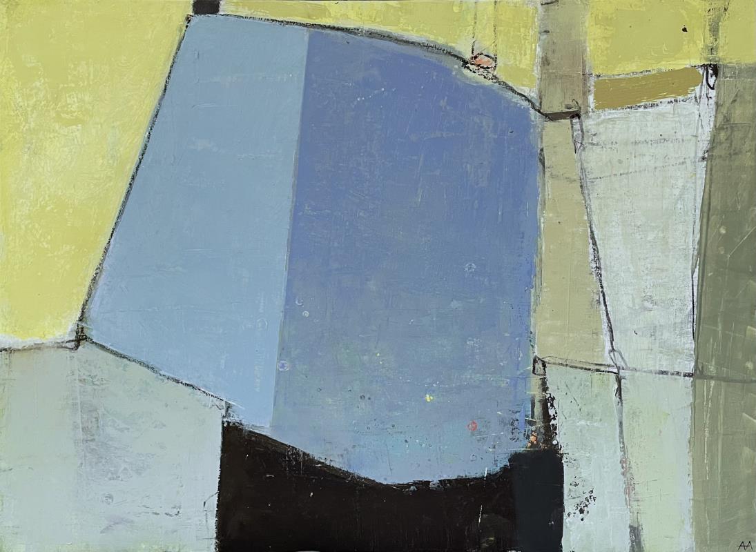 Suspended Landscape on Yellow