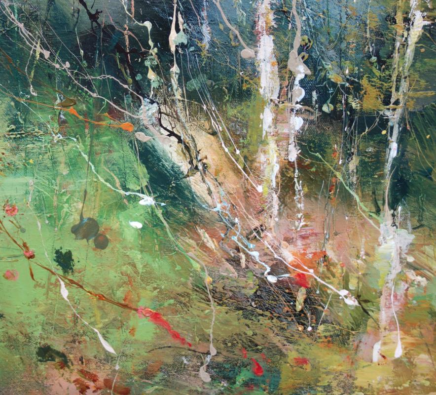 Absorbed in the forest