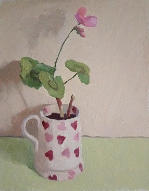 Geranium in an Emma Bridgewater mug 
