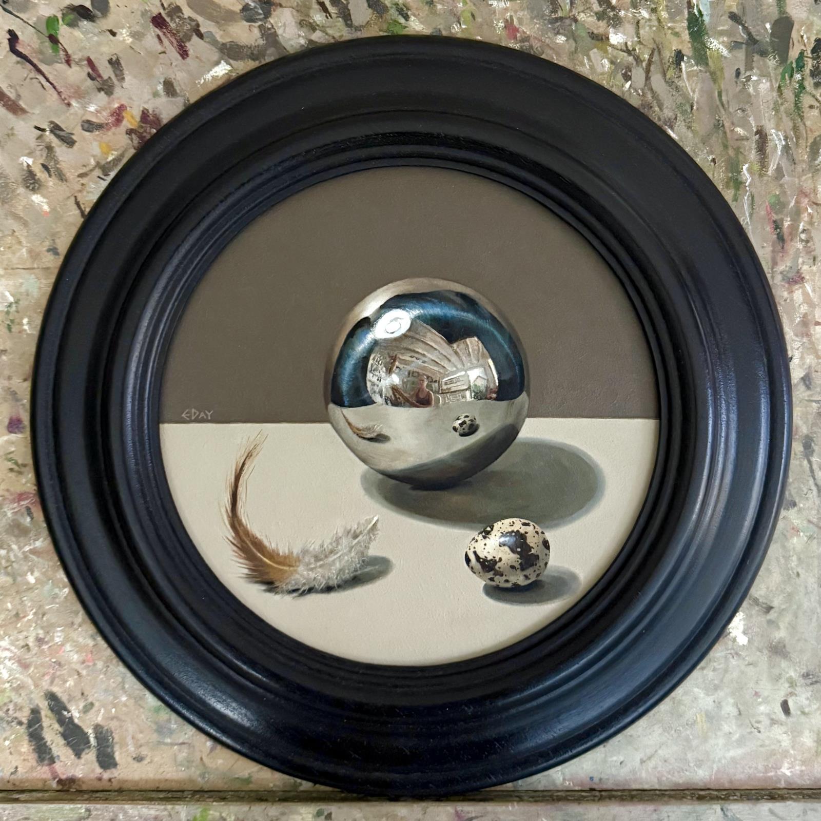 Self portrait in a still life