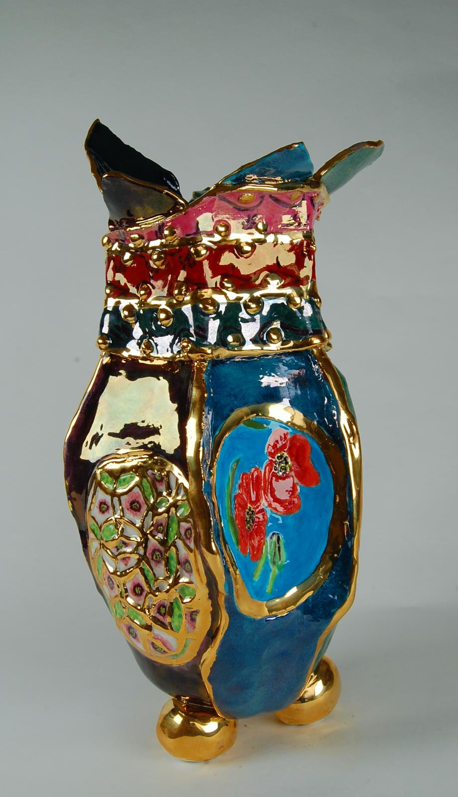 Playing with Lustres Panel Vase