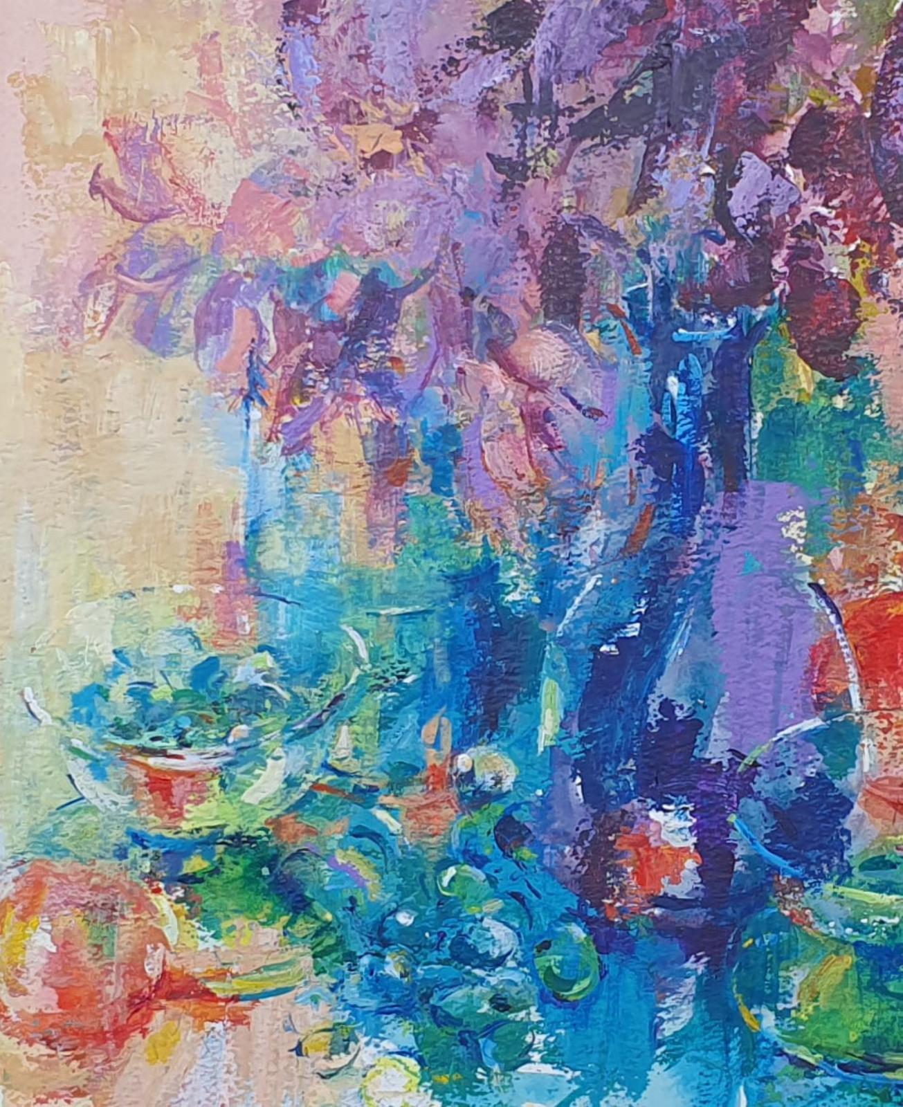 Still life with hellebores