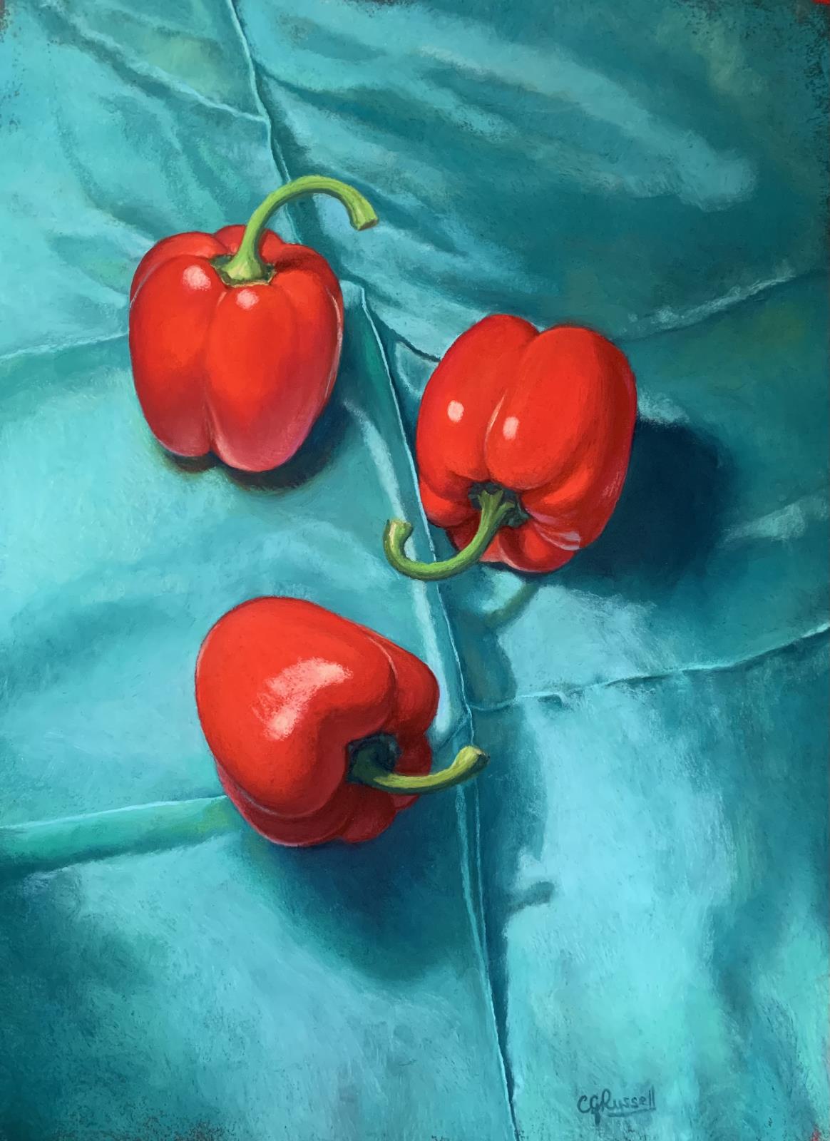 Silk with Red Peppers