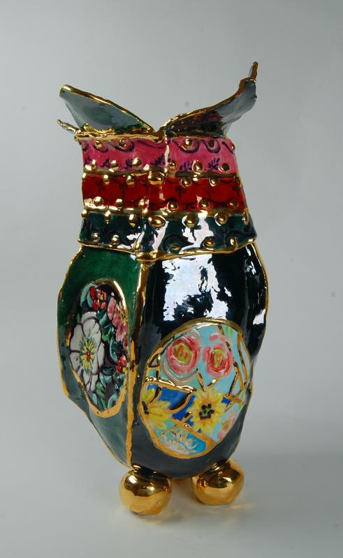 Playing with Lustres Panel Vase