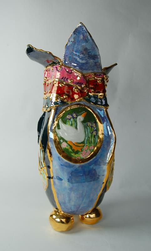 Playing with Lustres Panel Vase