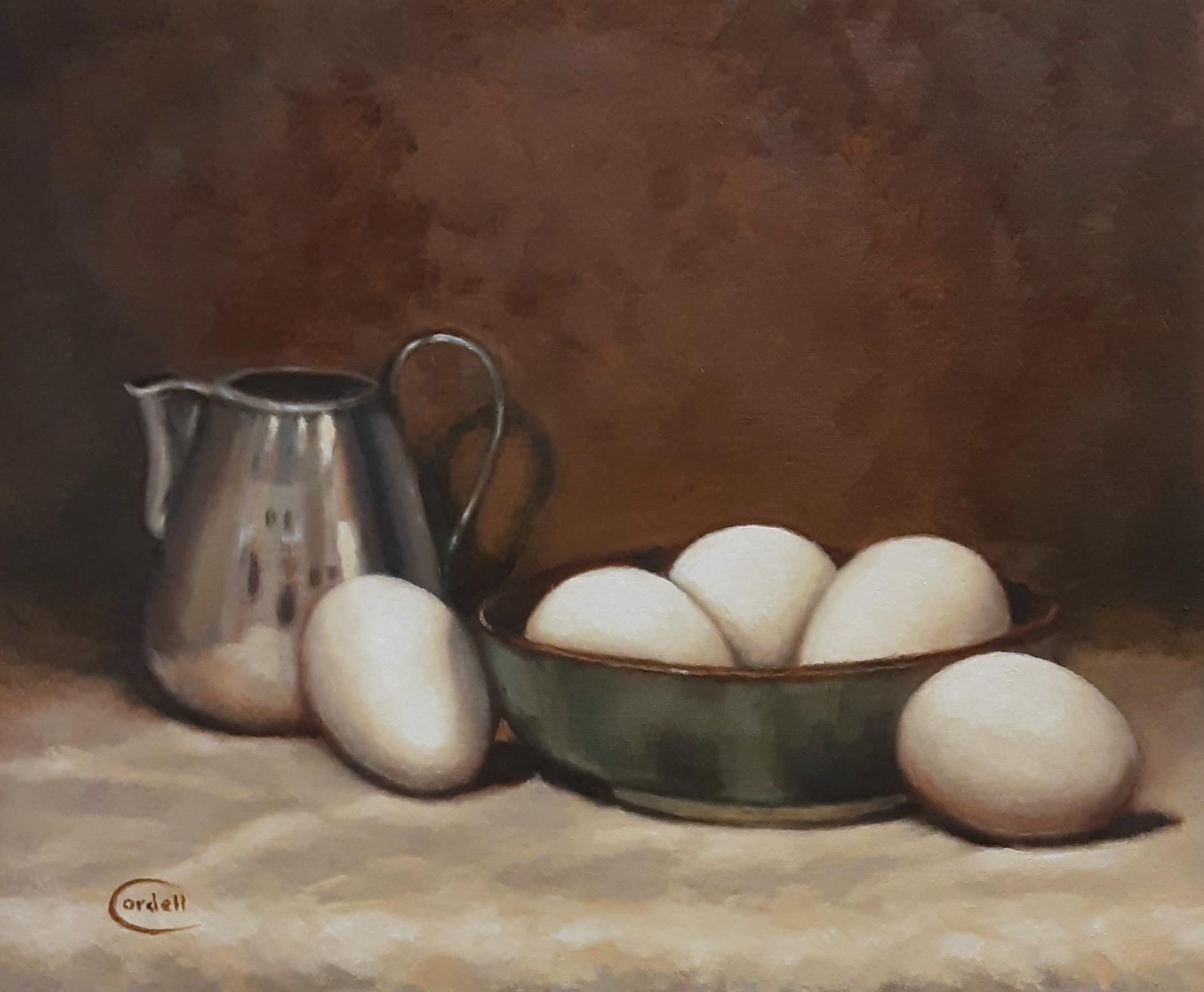 Still life with eggs