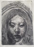 Self-portrait with mirror 