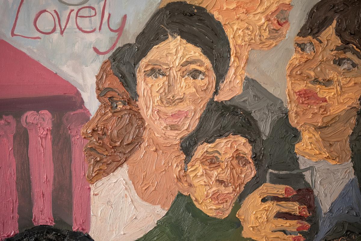 HERE I AM, in the White Cube