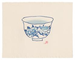 Blue Camellia Bowl