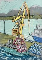 In the port