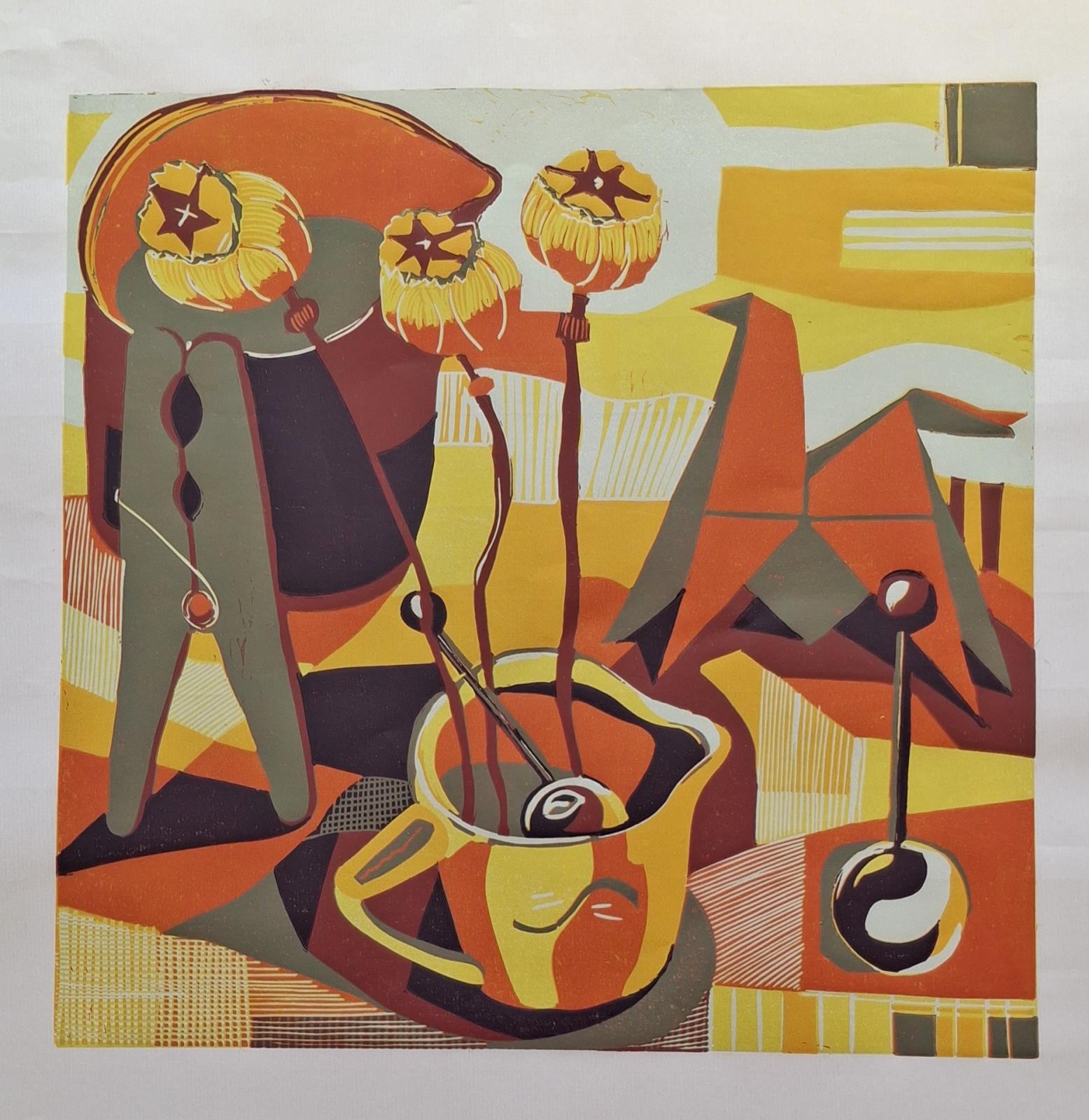 Silver Spoons, Milk Jug and Paper Horse