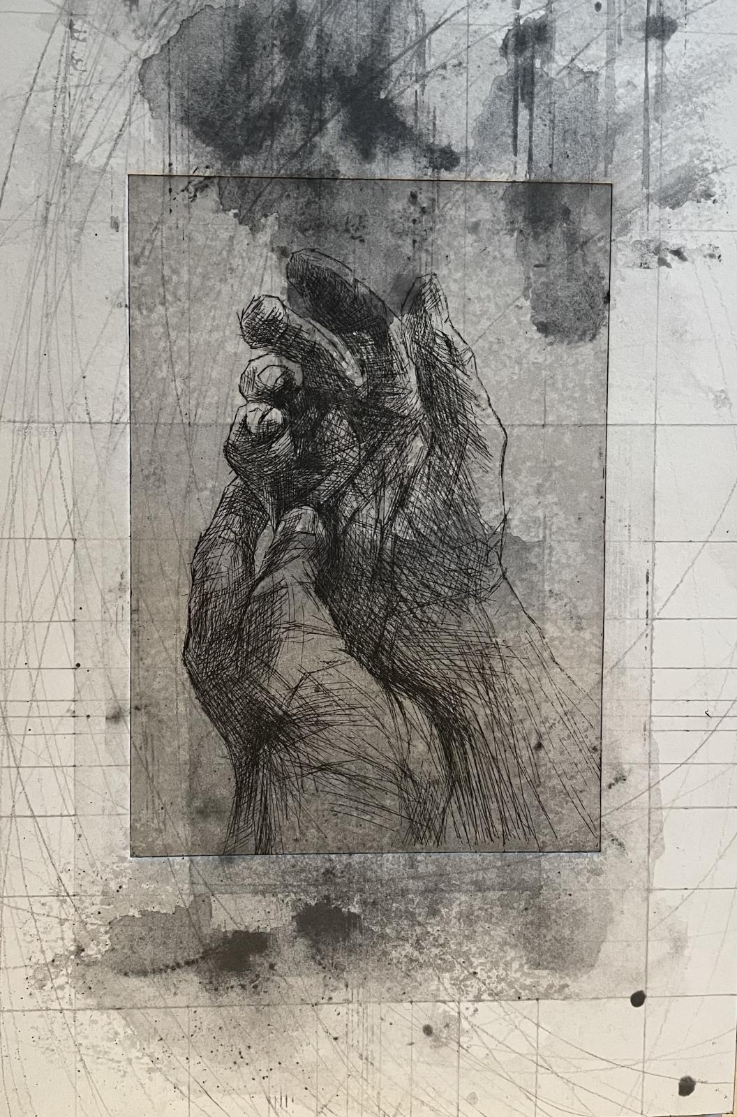 Henry Moore’s Hands on a Watercolour 