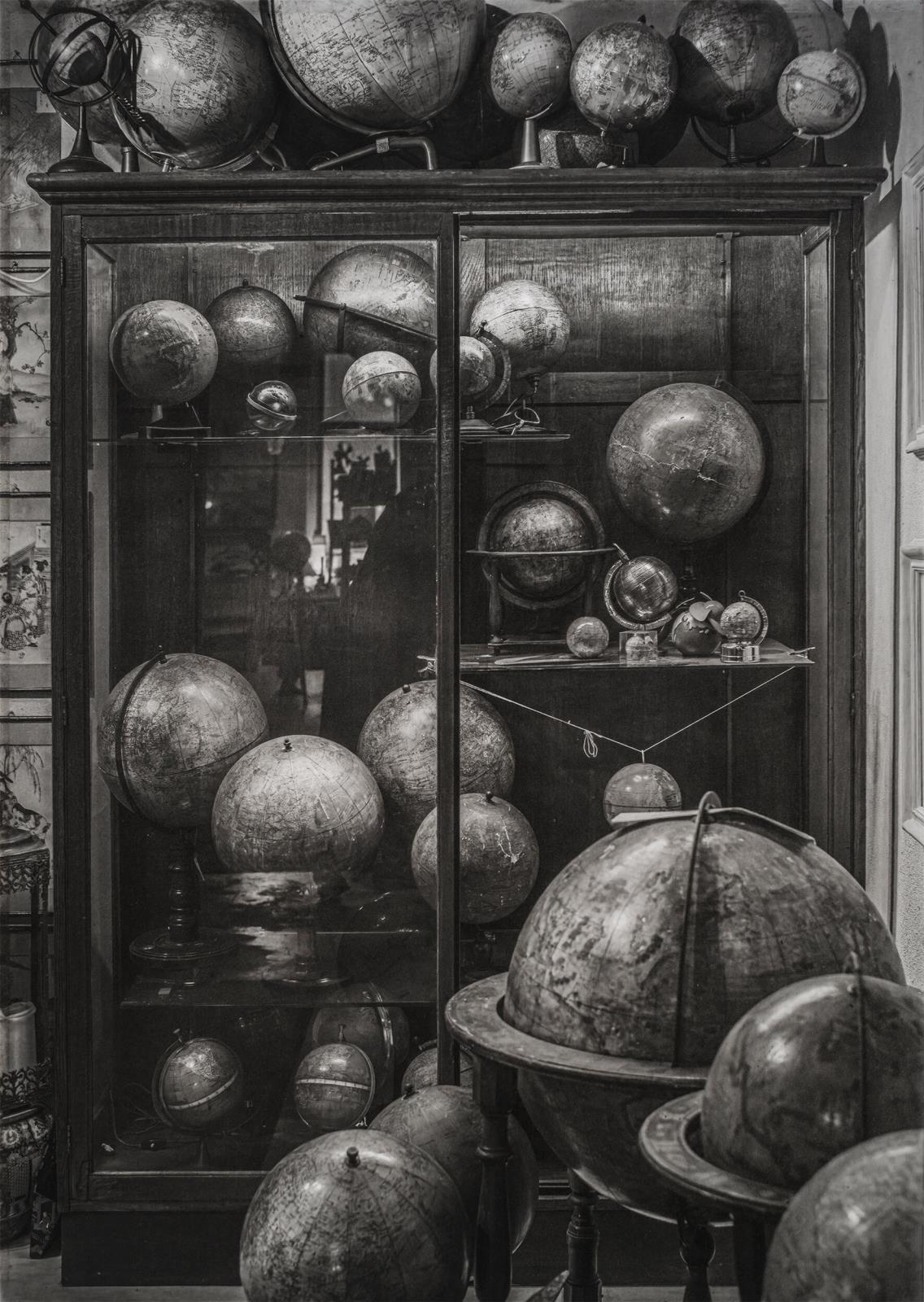 Globes (walnut ink, walnut frame)