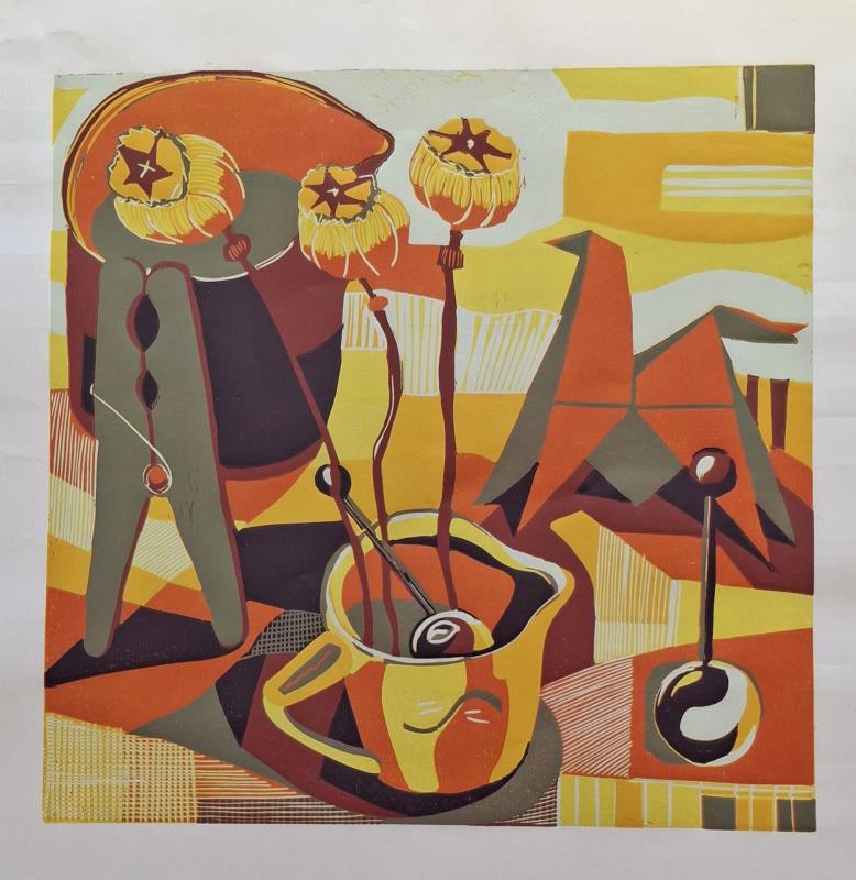 Silver Spoons, Milk Jug and Paper Horse